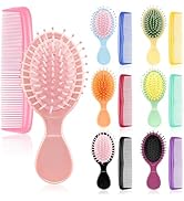 HOFASON 14 Pcs Bulk Mini Wet Hair Brush &amp; Mini Combs Set for Easter Basket Stuffers, Kids Girls W...