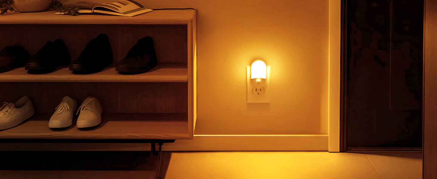 amber motion sensor night light