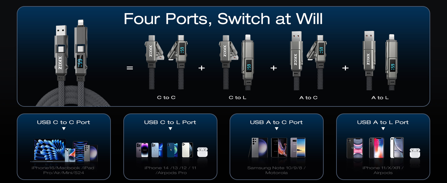 multi charging cable