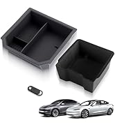 EYPINS 3PCS Center Console Organizer Tray for Tesla Model Y Juniper 2025 2026 &amp; Model 3 Highland ...
