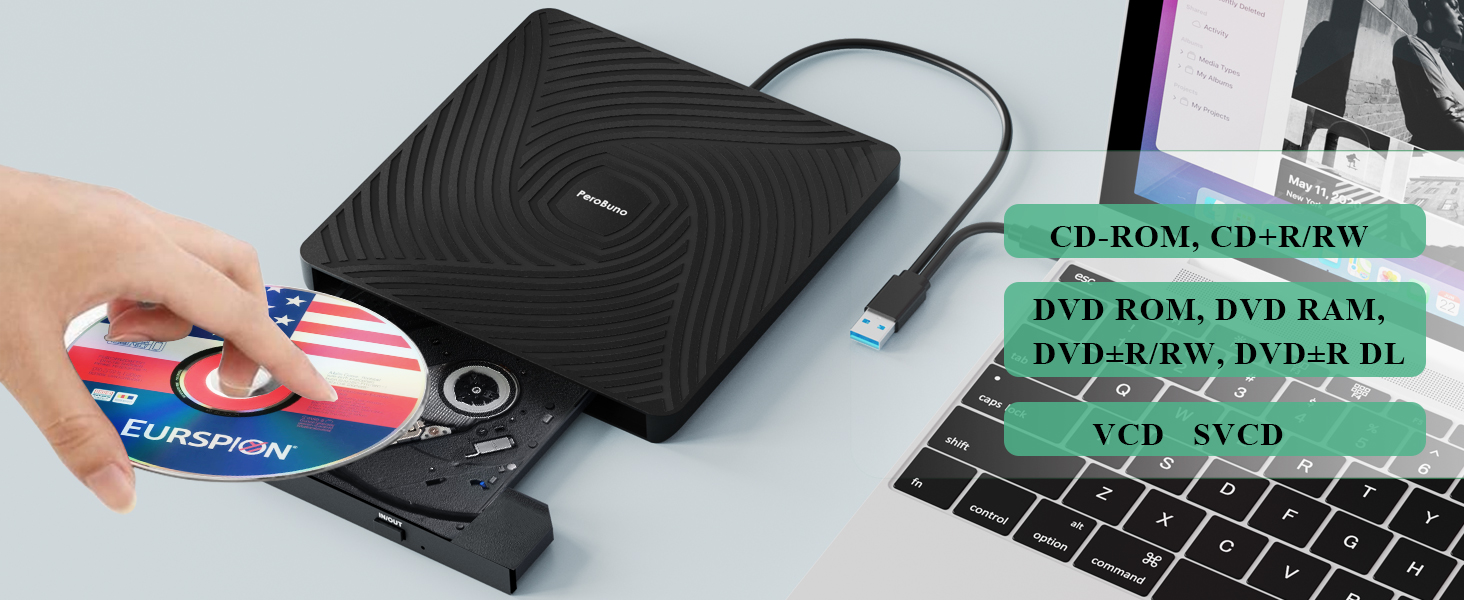 cd dvd external drive for laptop