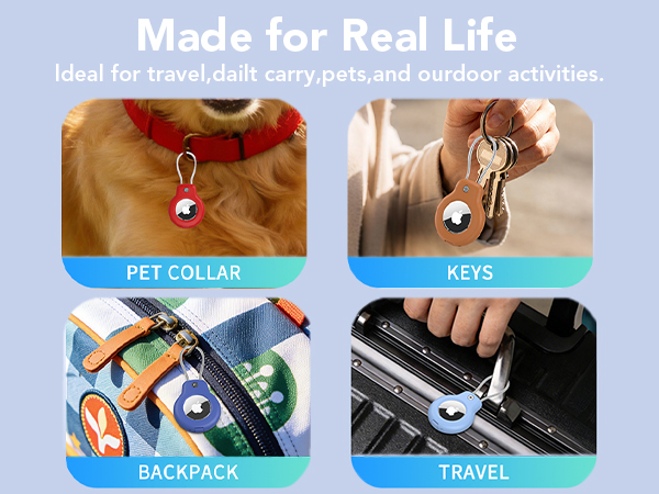 airtag keychain case