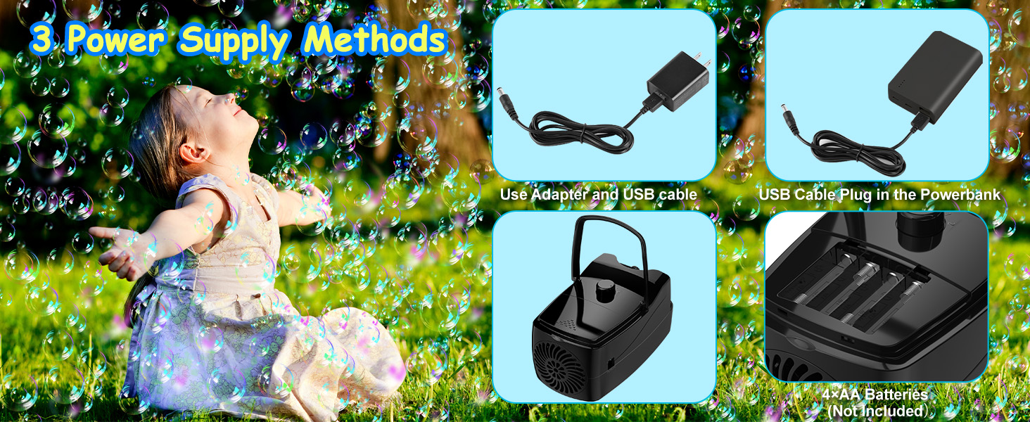 bubble machine for toddlers 1-3 for kids for parties for wedding bubble maker bubble blower