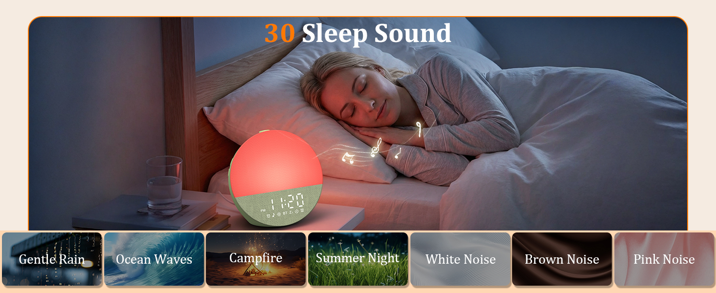 sound machine with alarm clock