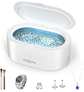 JeaTone Ultrasonic Jewelry Cleaner, 46KHz Ultra Sonic Cleaning Machine for All Jewelry, Eyeglasse...
