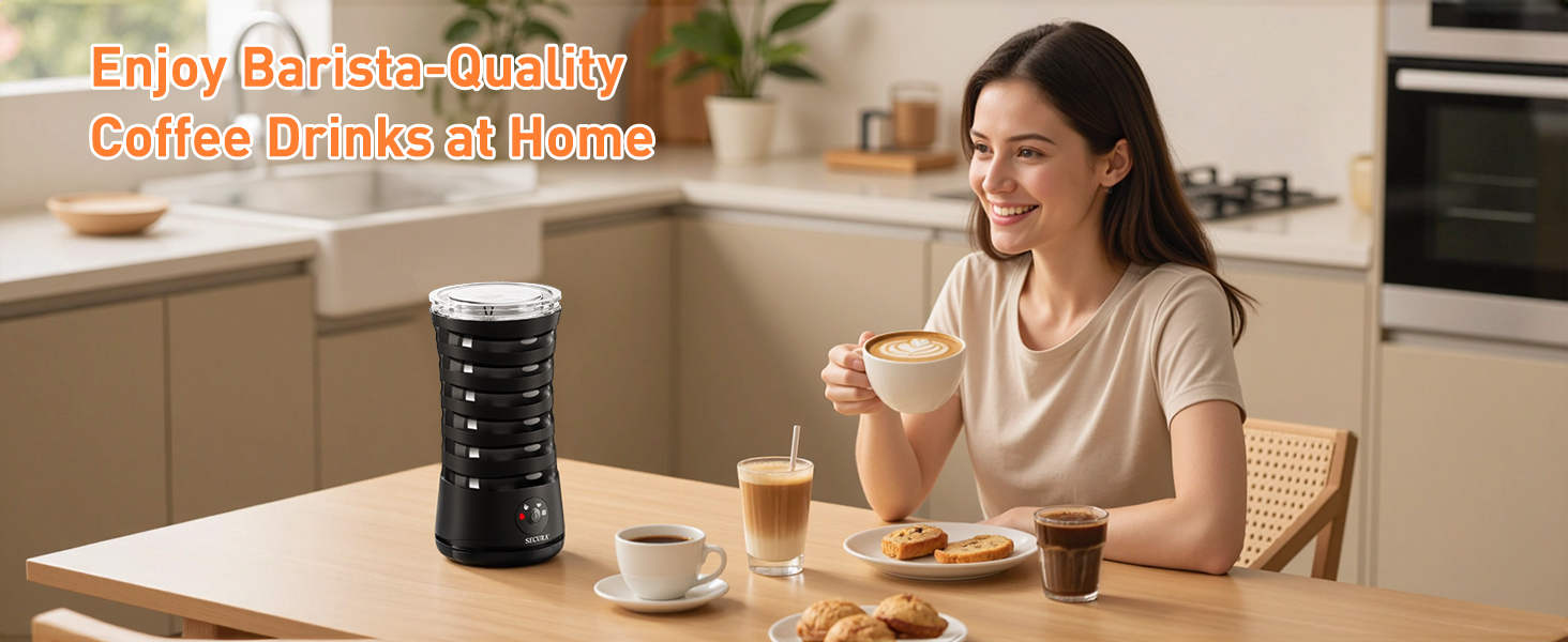 milk frother and steamer