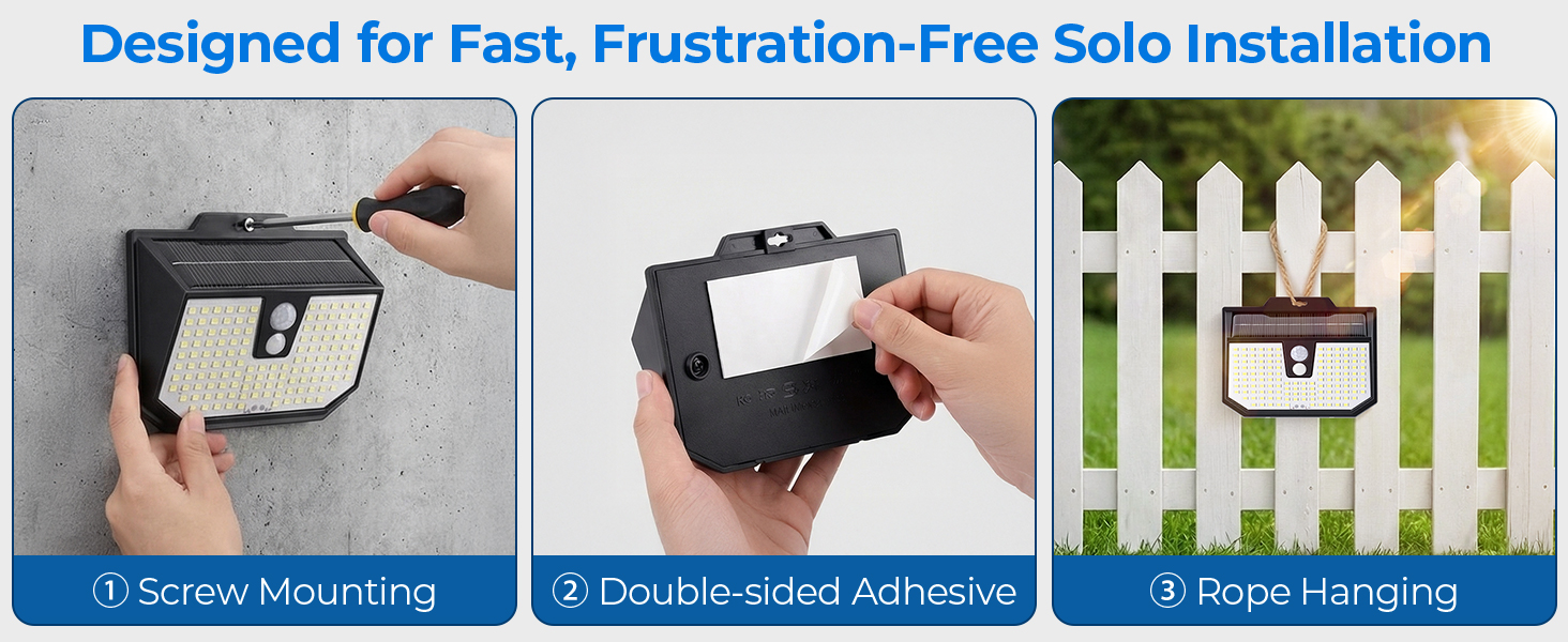 Motion Sensor Solar Lights