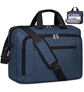 Laptop Bag 17.3 Inch Laptop Briefcase Large Waterproof Laptop Case for Men Women Business Office ...