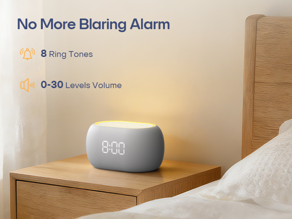 No more blaring alarm