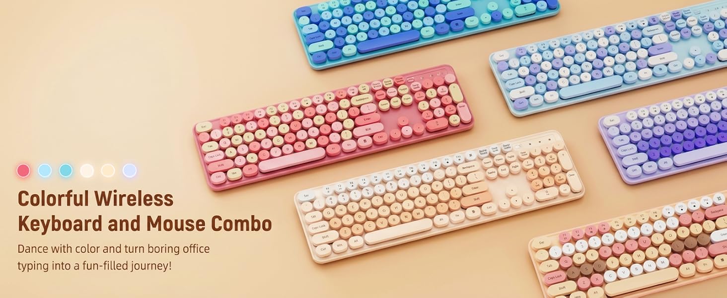 silent keyboard and mouse wireless