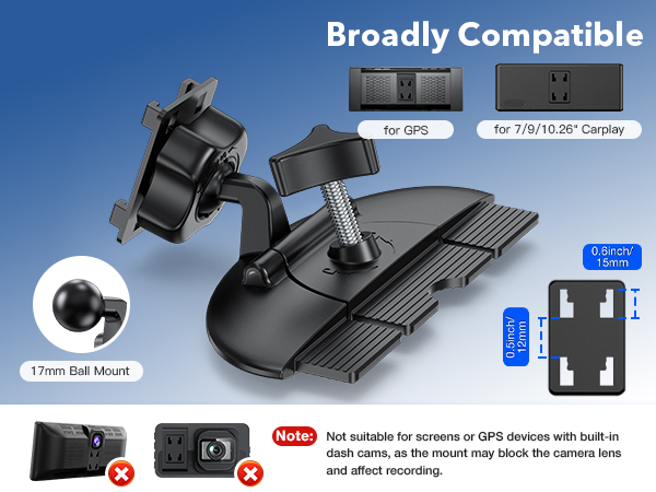 CD Slot Mount for Carplay Screen