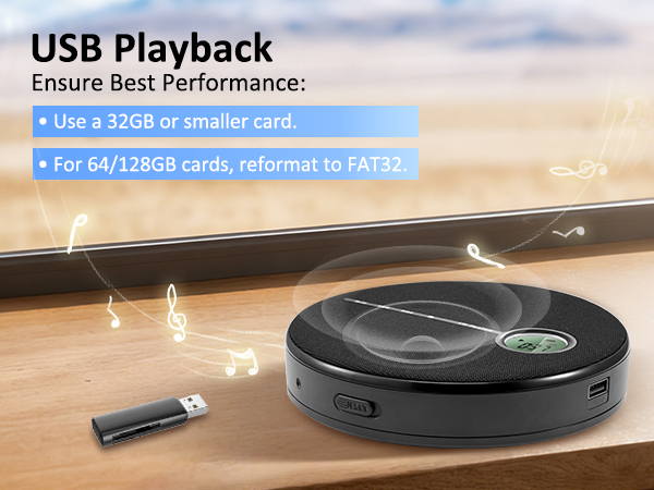 small cd player discman for car usb