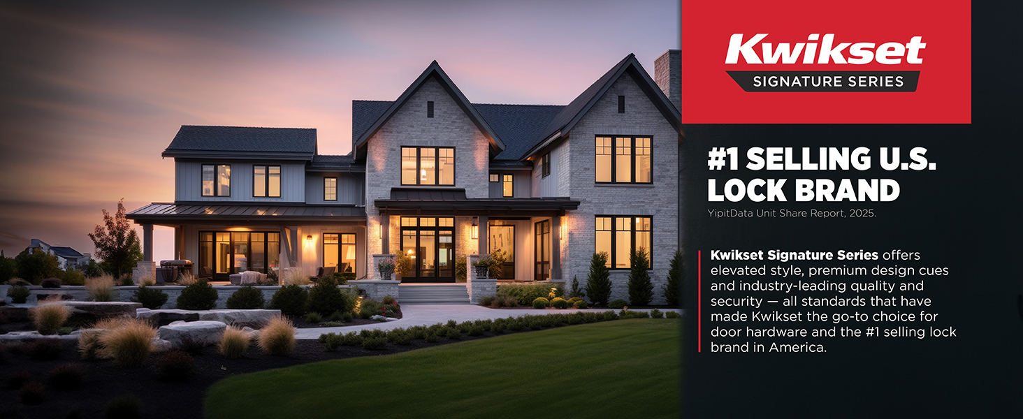 Kwikset is America&amp;#39;s #1 selling lock brand. KW Signature Series offers premium quality and security.