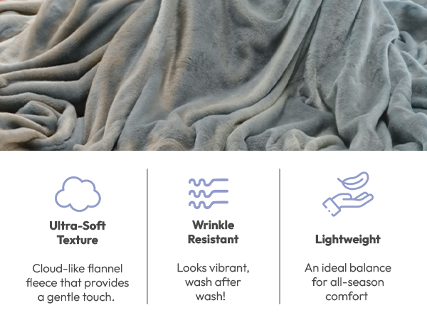 ash grey blanket