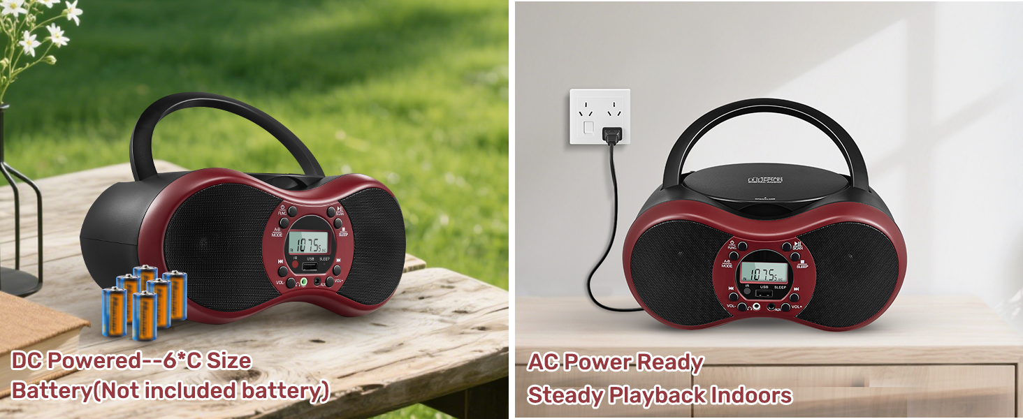 Portable CD Player Boombox