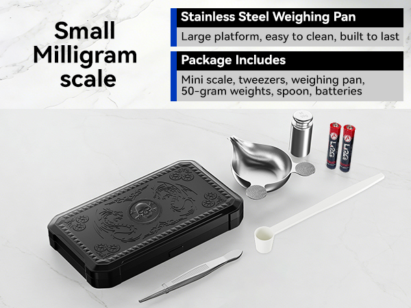 milligram scale for powder