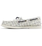 Sperry Ladies Authentic Original™ 2 Eye Lite Canvas Boat Shoe, Seashell Print, 10.5