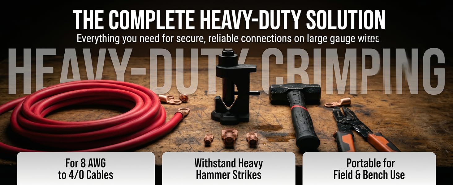 Hammer Lug Crimper Tool