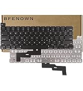 Bfenown Replacement Keyboard for MacBook Pro Retina 13" M1 Chip A2338 MYDA2LL/A MYD82LL/A MYDC2LL...
