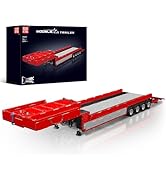Mould King 19015T Trailer Truck Block Kits Model, MOC Building Blocks Set to Build, Gift for Kids...