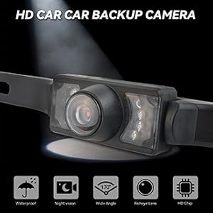 pickup reverse camera,car reversing camera,license plate mounted backup camera,vehicle backup camera