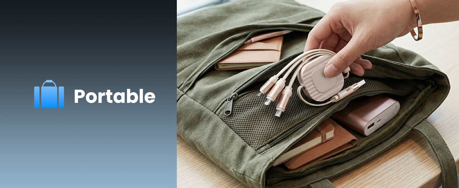 retractable phone charger