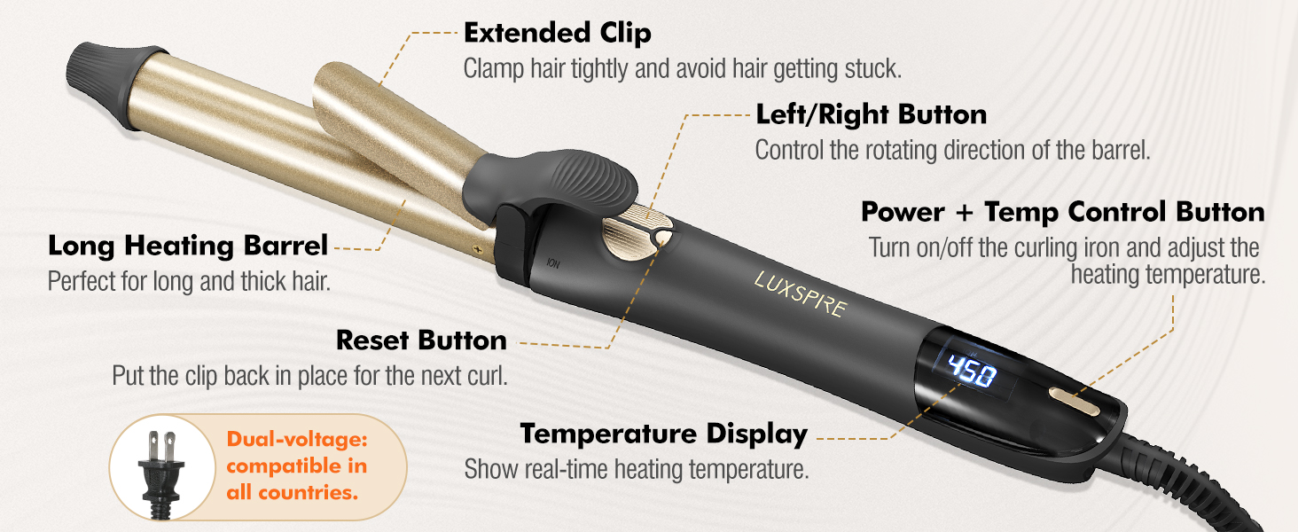 Rotating Curling Iron