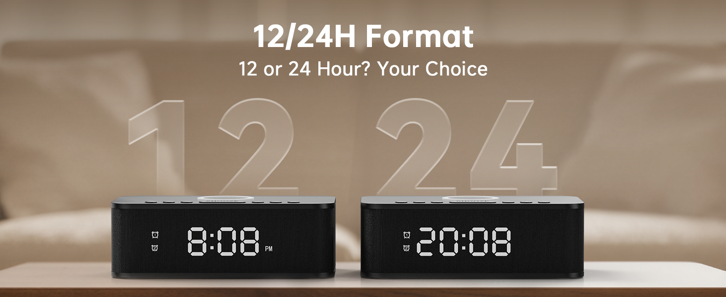 alarm clocks for bedrooms