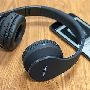 bluetooth over the ear headphones with carrying case portable design wireless headset best under 15