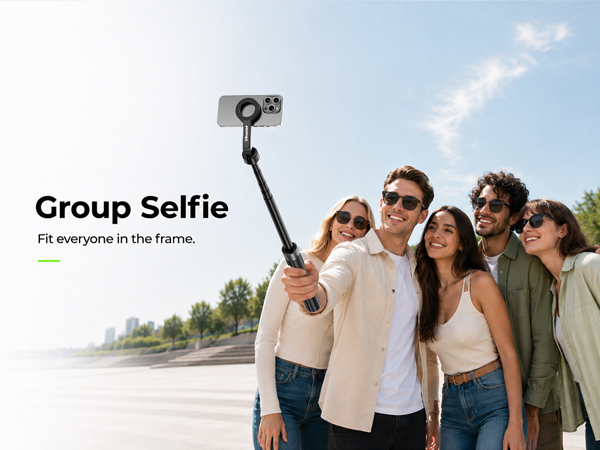 Group Selfie Fit everyone in the frame.
