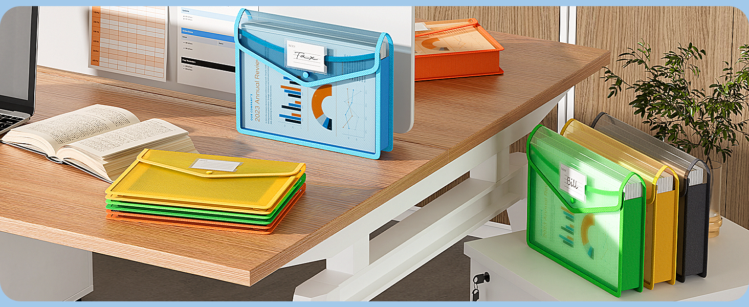 ThinkTex Plastic Expanding File Folder