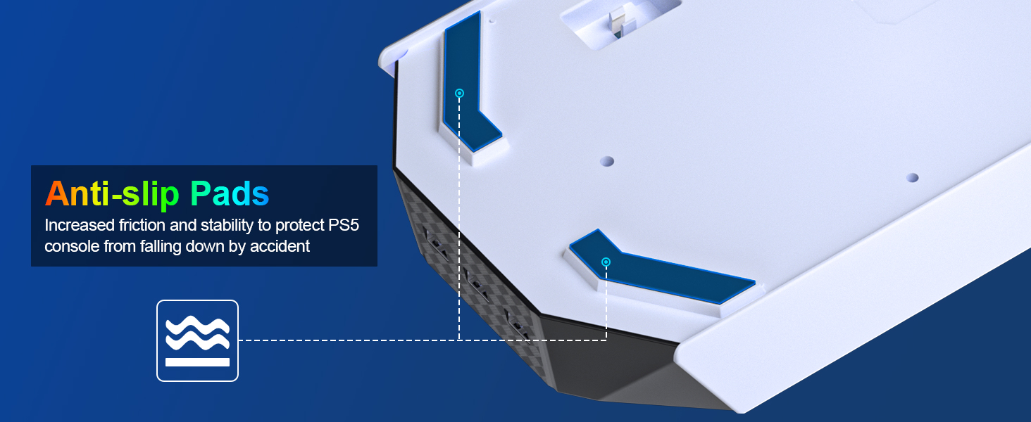 ps5 slim docking station with cooling fan