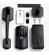WiFi Smart Lock for Front Door – Firstriver Keyless Entry Electronic Deadbolt with Biometric Fingerp...