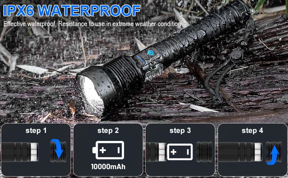 waterproof flashlights