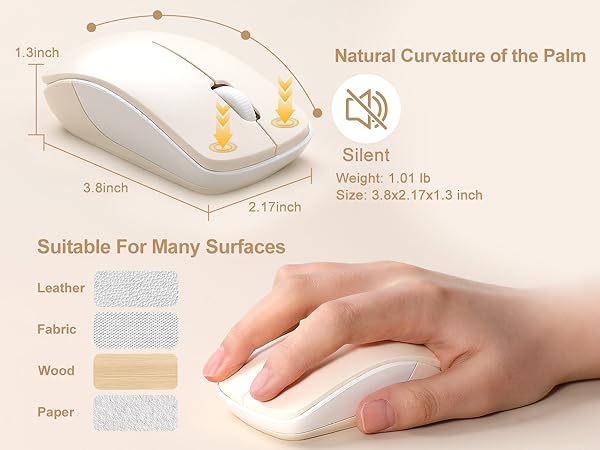 i68 Wireless Typewriter Keyboard and Mouse Combo