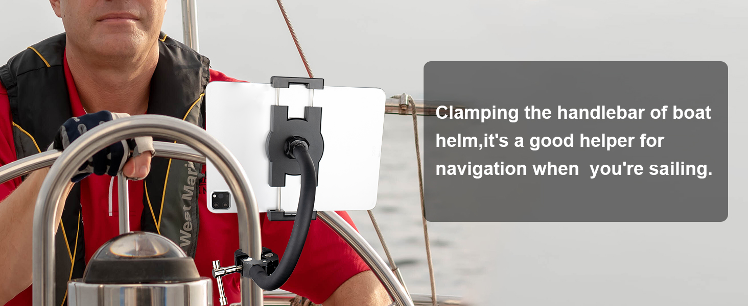 Boat Helm Tablet Mount