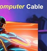 Ubluker 10K 8K 4K DisplayPort Cable 40Gbps 6.6 FT, VESA Certified DP to DP Cable v1.4 v1.2 Nylon ...