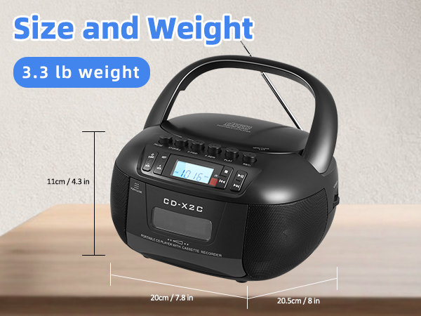 CD and Cassette Player