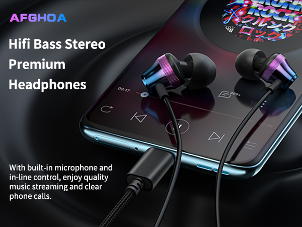 usb c earphones