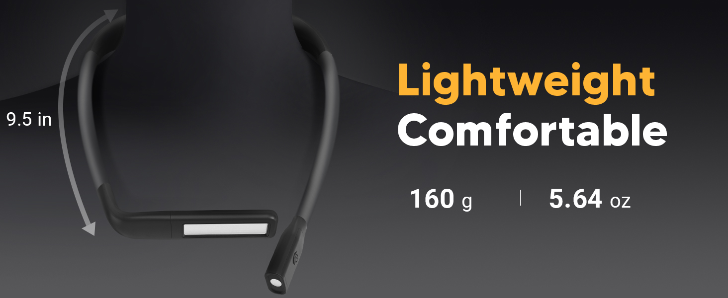 EastPin LED Neck Light is Lightweight and Comfortable to Wear