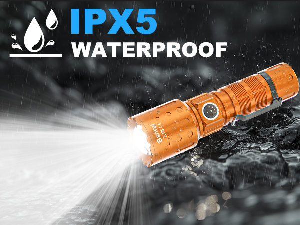 IPX5 WATERPROOF