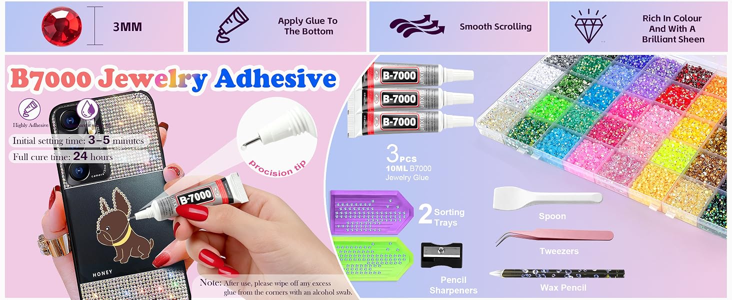 rhinestones for bedazzling