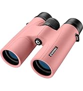 Barska Crush 10x42 Binoculars – Lightweight, Compact &amp; Shockproof Design in Bright Colors for Hik...
