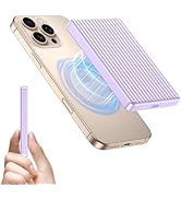 RXRBDA Magnetic Power Bank,Ultra Slim Wireless Portable Charger 10000mAh,20W PD Mag-Safe Power Ba...