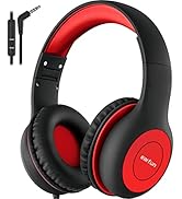 EarFun Kids Headphones Wired with Microphone, 85/94dB Volume Limit Portable Headphones for Kids w...