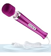 Wired Powerful Handheld Wand Massager, Strong Personal Vibration Massage for Sports Recovery, Bac...