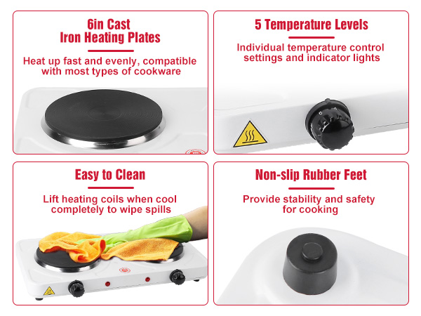 hot plates for countertop