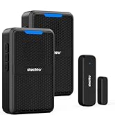 STECHRO Door Chime, 600ft Range 1 Magnetic Door Alarm Sensor 2 DoorBell Plugin Receiver Set with ...