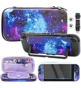 FUNDIARY Galaxy Travel Case for Nintendo Switch 2, Accessories Kit for Switch 2 Console &amp; Joycon ...