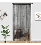 YIIBAII Beaded Curtain Beaded Curtains for Doorways Weave Suitable for Interior Decoration and Pa...
